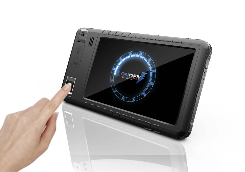 7" Industrial Computer Waterproof Rugged Android Tablet ID Fringerprint