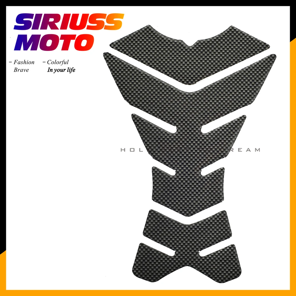 CARBON FIBER REAL MOTORCYCLE TANK PROTECTOR PAD DUCATI HONDA YAMAHA SUZUKI