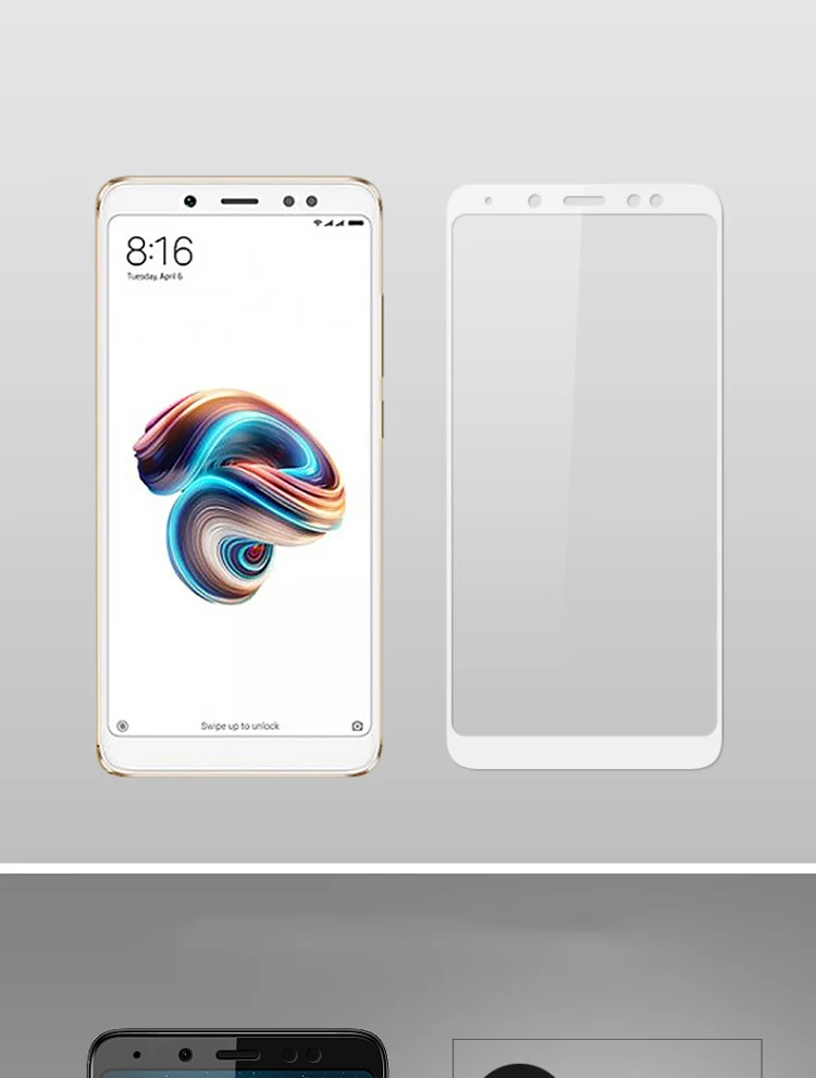 Xiaomi redmi note 5 стекло закаленное стекло полное покрытие xiaomi redmi note 5 Защита экрана ультра тонкий redmi note 5 5D изогнутый mofi