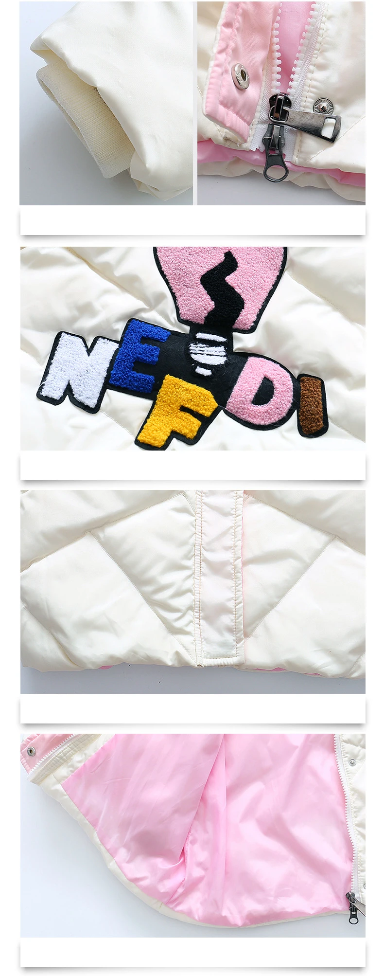 Baby Girls Coats Children's Solid Cotton-padded Warm Winter Jackets Coat Thick Fur Collar Hooded long down Coats For Teenage 5-14Y kids clothing (2)
