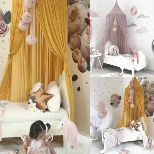 

Limit 100 Hung Dome Lace Mosquito Net Bedcover Chiffon Bed Canopy Netting Double King Size Fly Insect Protection Mosquiton Net