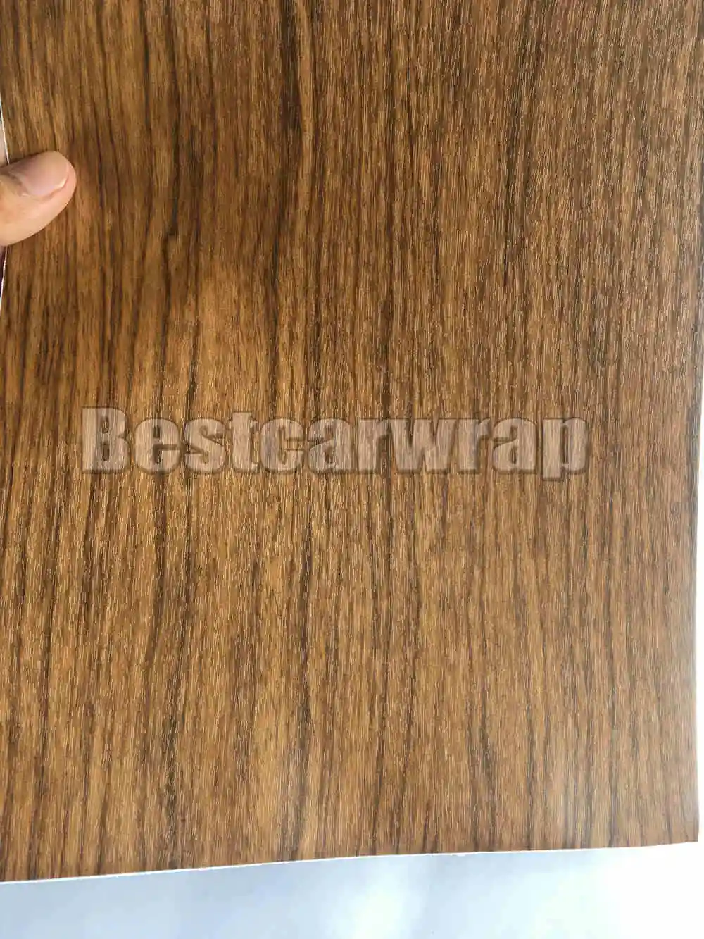 Teak Wood Grain Faux Finish Textured Vinyl Wrap Contact Paper Film DIY No Mess Easy to Install Air release Adhesive (1)