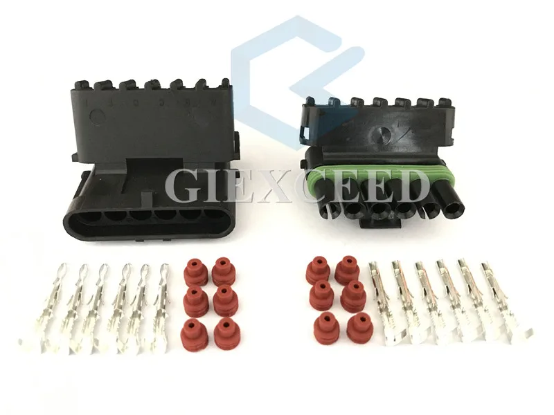 6 Pin 12015799 12010975 Авто педаль акселератора разъем для Delphi Электрический