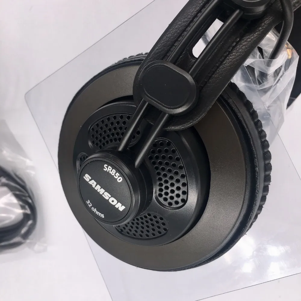 Najtaniej 100% oryginalny Samson Sr850 profesjonalny Monitor zestaw słuchawkowy szeroki dynamiczny pół open back Studio odniesienia słuchawki dla muzyk DJ