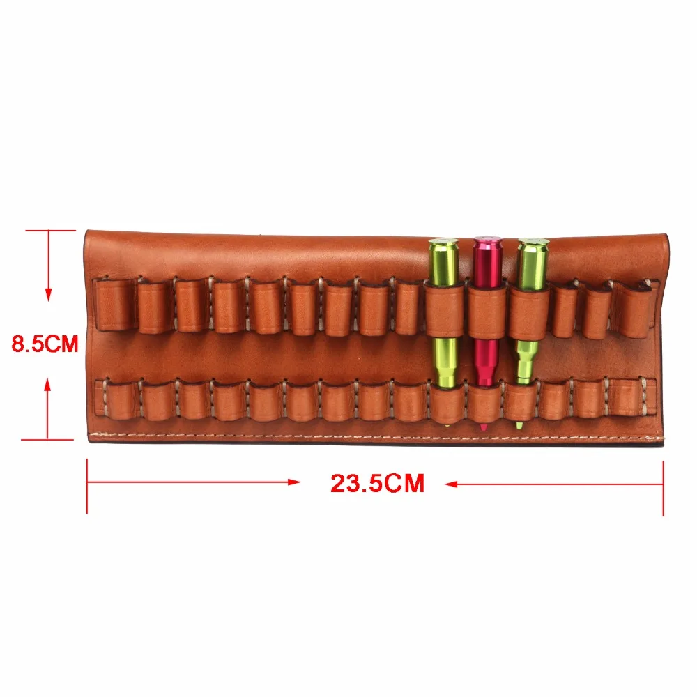 Tourbon тактические патроны для охотничьей винтовки держатель подходит 30-06270, 65*55 натуральная кожа патронов сумка пуля Перевозчик Пистолет Аксессуары