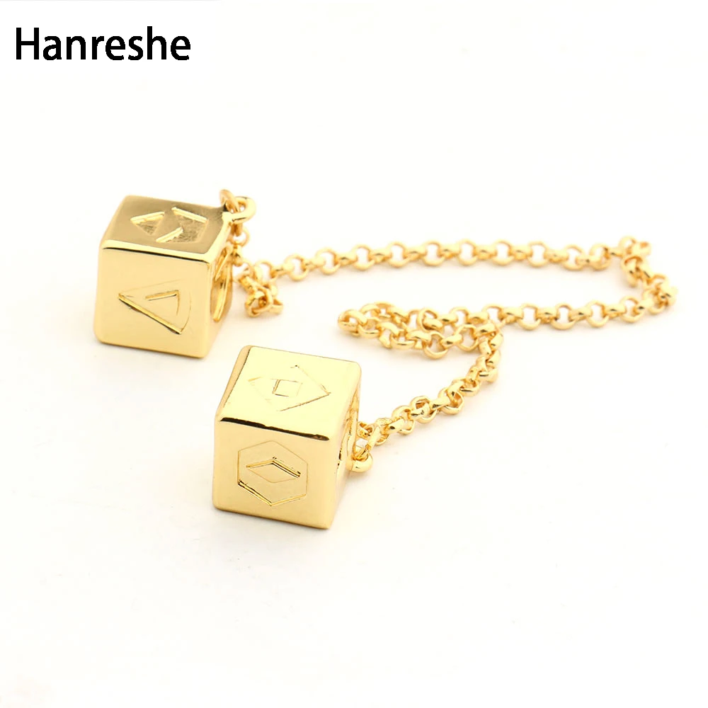 Movie Jewelry Ornament HANRESHE Last Jedi Dice Han Solo Lucky Prop Smugglers Dice Star Movie Jewelry Car Rearview Mirror Ornament