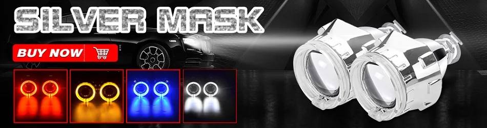 RACBOX 2,0 1,8 дюймов HID Bi Xenon мини-линзы для проектора для H4 H7, фары, линзы для автомобиля, модификация Hi/Low Beam, ксеноновые лампы H1