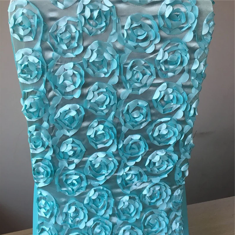 Marious бренд 100 шт./лот бирюзовые розетки чехлы для стульев свадьбы банкетные стулья