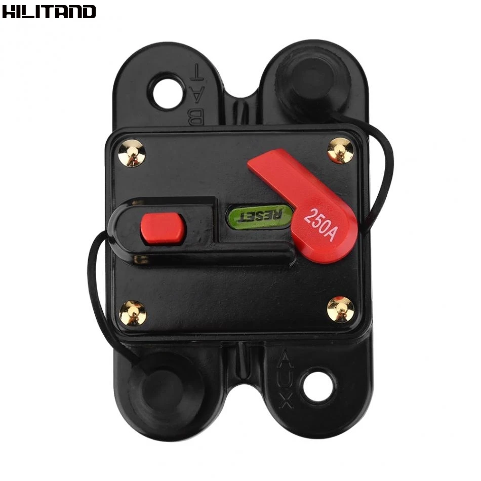 DC12V Circuit Breaker for Car Marine Boat Bike Stereo Audio Reset Fuse 250A | Обустройство дома