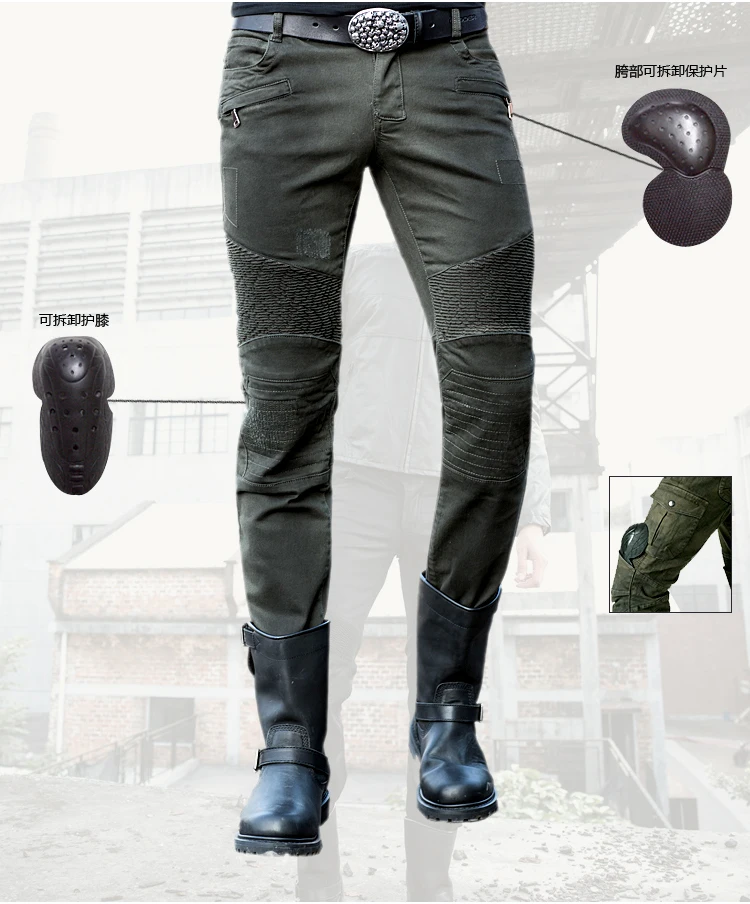

Free shipping 2017 uglybros MOTORPOOL UBS12 Jeans Motorcycle Protector Pants Highway Riding Pants Men's Racing Pants