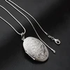 Collier ras du cou plaqué argent, pendentif de sculpture, chaîne, bijoux, cadeau avec Photo 5K5P ► Photo 2/6