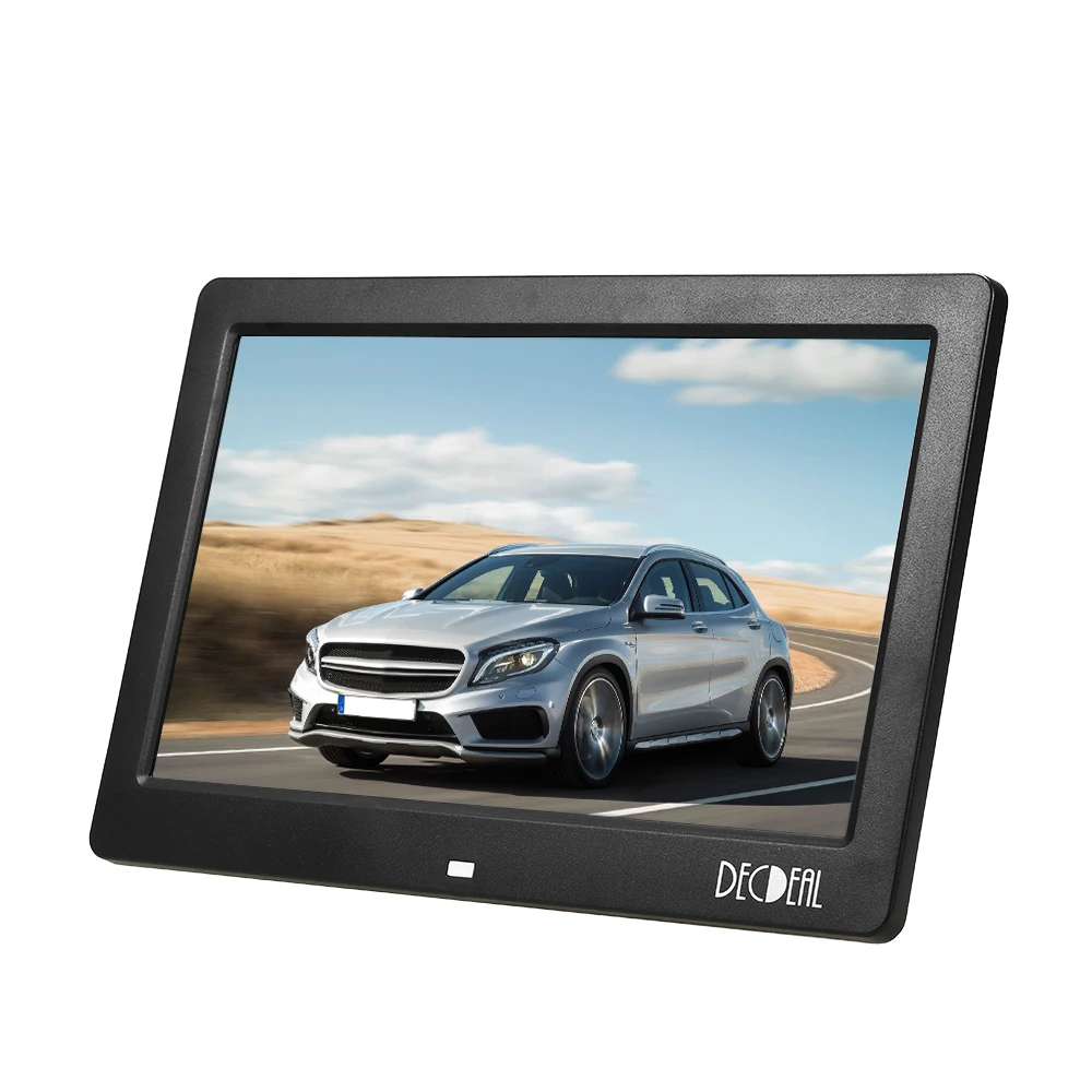 

DECDEAL 7 Inch HD Picture Frames Wall Photo Frame Digital Photo Frame with SD Card Slots and Remote Control AU/EU/US/UK
