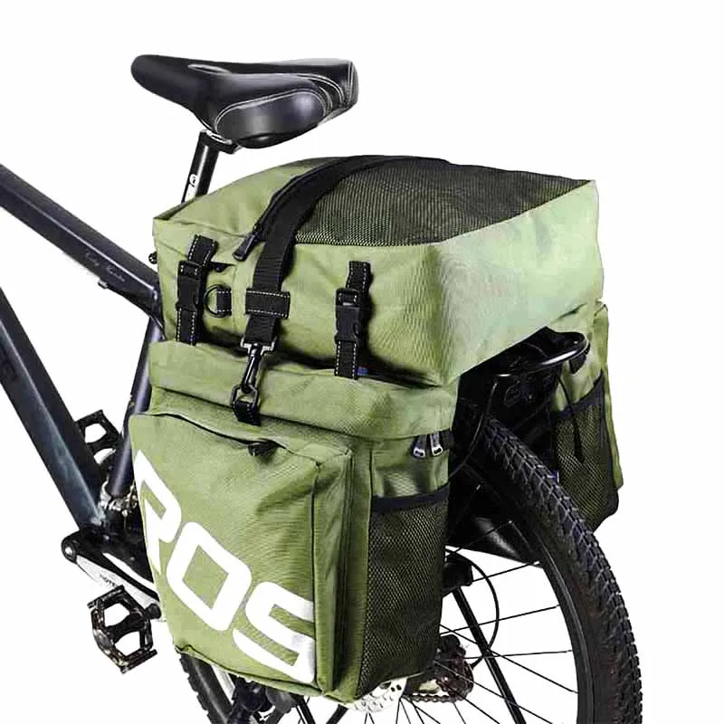 Clearance Bike Bag 37L Bicycle Carrier Rear Rack Trunk Cycling Luggage Back Seat Pannier Cycling Saddle Storage 6