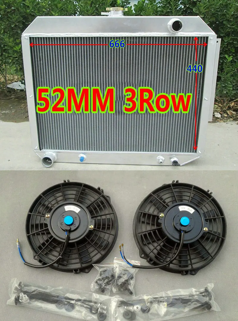 ALUMINUM RACING RADIATOR for 68-72 Plymouth GTX 1968 1969 1970 1971 1972 3-ROW