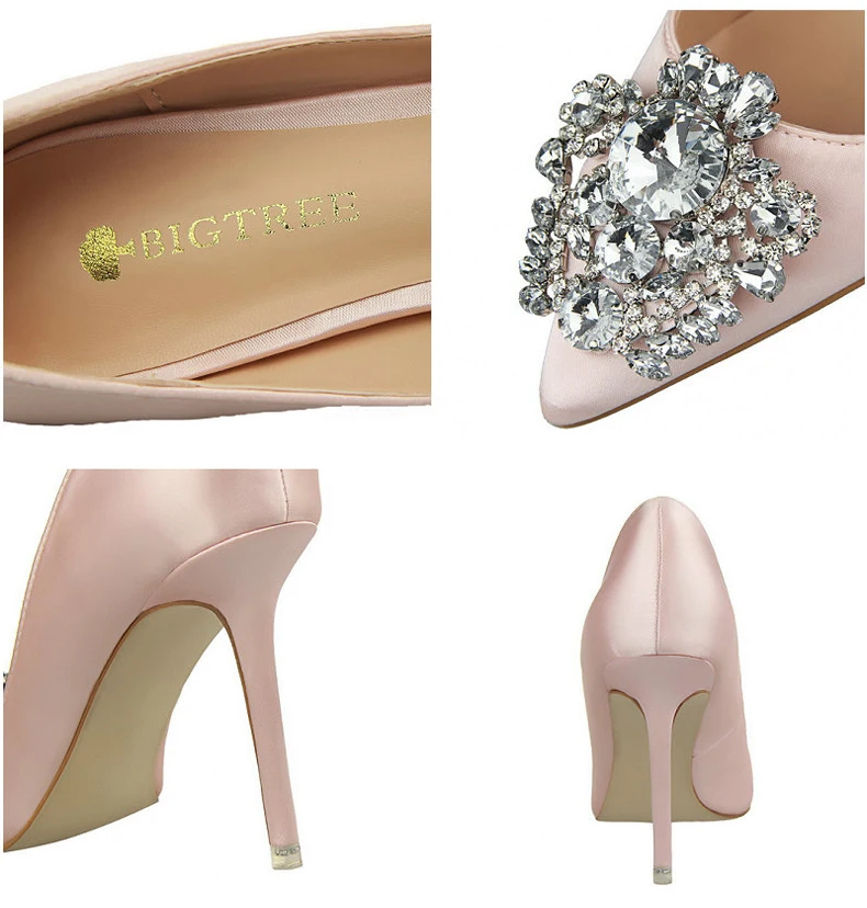 Women's Pumps Shoe Thin Heels' Sexy Women High Heels Shoes Brand Party High Heel Shoes Women Bigtree Office Lady Pumps Shoe New (11)
