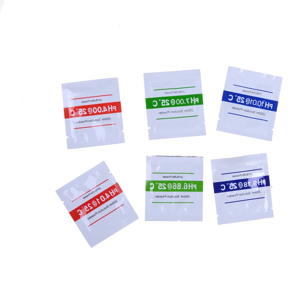 

3 Bags/set PH Buffer Powder Measure Calibration Solution 4.00/ 6.86 /9.18 Calibration Point For PH Test 250 ml