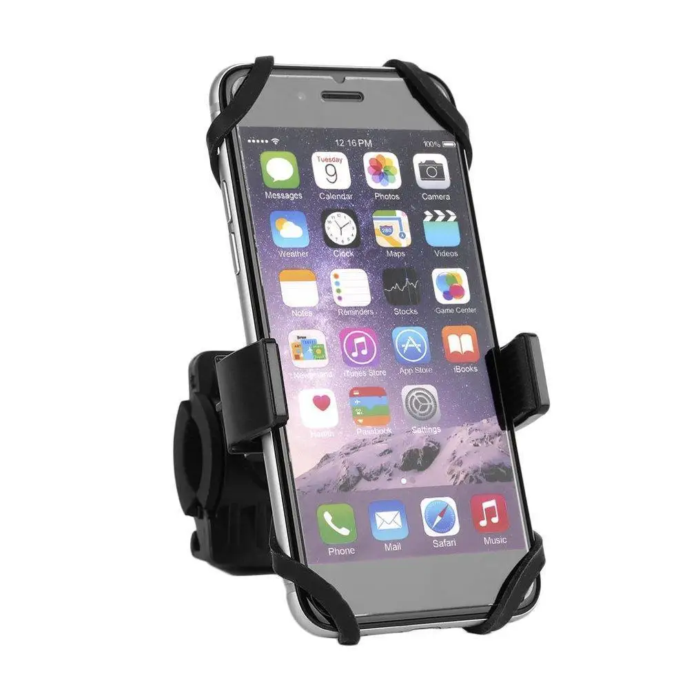 Sale 360 Degree Bicycle Bike Handlebar Mount Holder Plastic Support Band Motorcycle Phone Clip Holder For iPhone 6 6S 5S 0