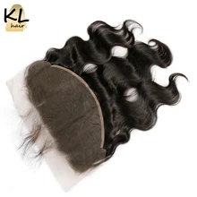 KL Hair объемная волна 13x6 ухо к уху фронтальная кружевная застежка с детскими волосами предварительно выщипанные человеческие волосы бразильские волосы remy отбеленные узлы