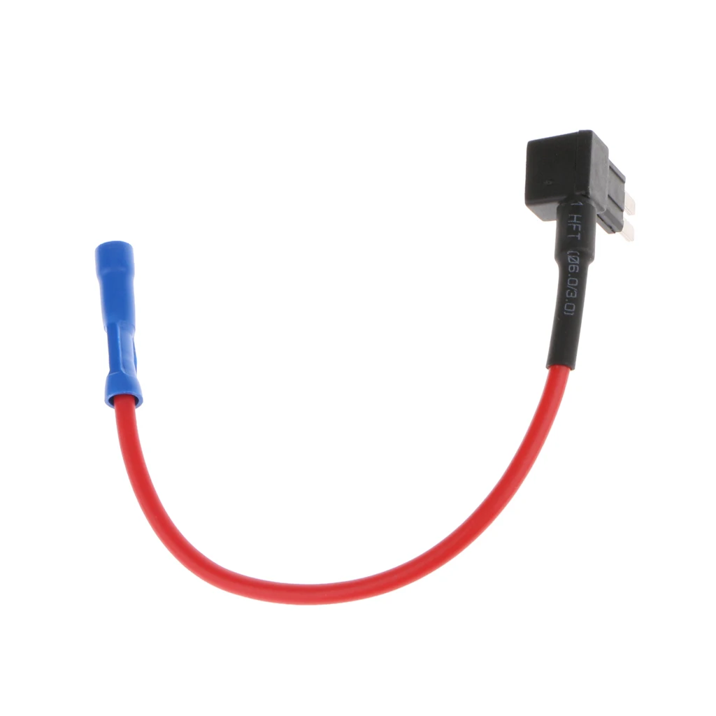 5 Pieces 5A 7.5A 10A 15A 20A Fuse with Add-A-Circuit Fuse TAP Block Holder Mini Add-A-Circuit Fuse Holder