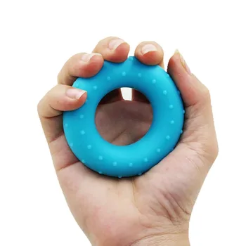 

Silica Gel Portable Hand Grip Gripping Ring Carpal Expander Finger Trainer Grip Strength Rehabilitation Stress Ring Forearm Ring