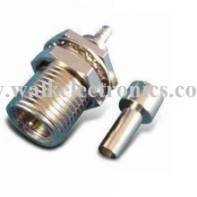 Мужской предприятие connnector, fme прямо переборки для RG174 кабель, RG316 кабель, LMR100 кабель, обжимной, 50ohm