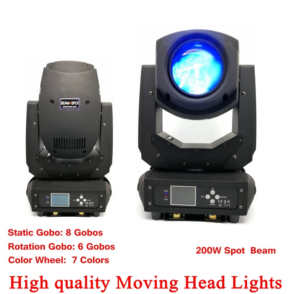 

Stage Lighting LED Spot Moving Head Light 200W Beam Spot 2IN1 LED Display With DJ Laser Stage lighting LED Disco Party Lights