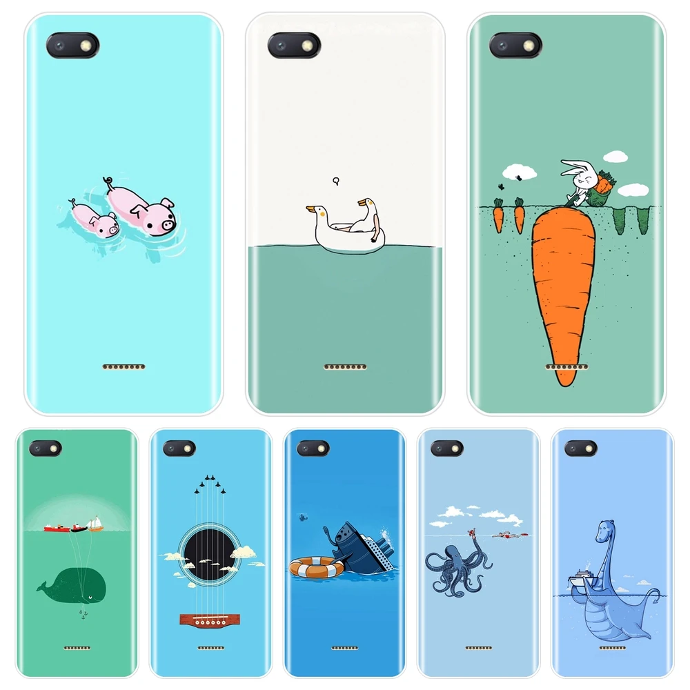 

Pig Back Cover For Xiaomi Redmi S2 4 4A 4X 5A 6 6A 5 Plus Silicone Phone Case For Pocophone F1 Redmi Note 4 4X 5 5A 6 Pro Prime