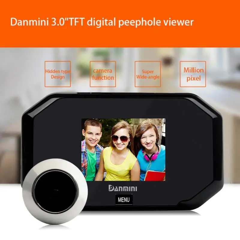 

3.0" Wireless Video Doorbell Phone Intercom Camera Monitor Home Security