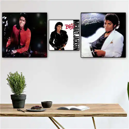 

Custom michael-jackson (1) Poster Printing Posters Cloth Fabric Wall Art For Living Room Decor#19-01-14-103