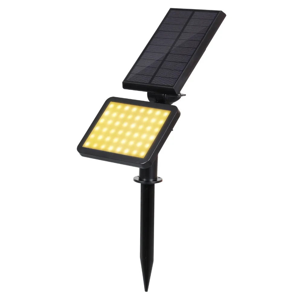 Solar ao ar Impermeável do Diodo Emissor de Luz Solar para Jardim ao ar T sunrise Holofotes Livre Iluminação 50 Leds Ajustável Lâmpada Luz Livre 5 led lights for outdoor