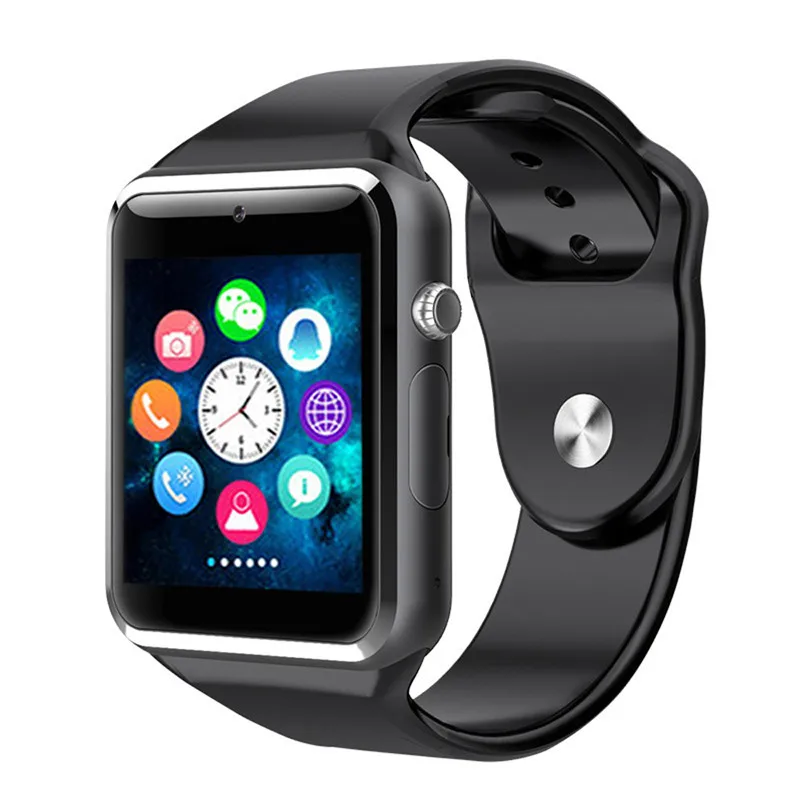 50 шт. A1 Смарт часы Bluetooth наручные часы Спорт шагомер с SIM Камера Smartwatch для Android телефон Россия T15 GT08 DZ09 Q18