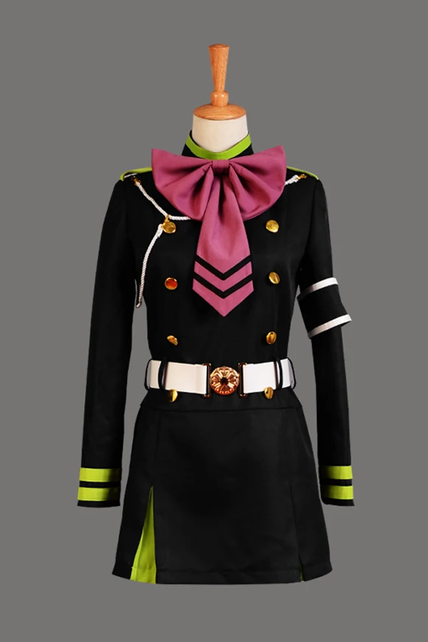 Костюм для косплея Shinoa Hiragi униформа серофа из конца полный комплект|seraph of the