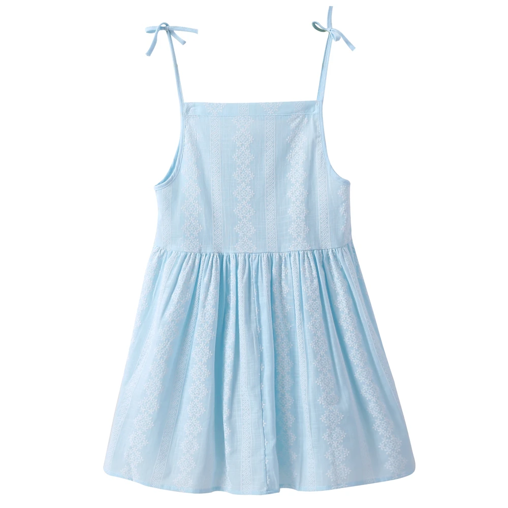 Yeedison Sleeveless Girls Dress Summer 2018 Cotton Toddler Girl Beach Kids Dresses Casual Baby Girl Princess Party Child Costume (6)