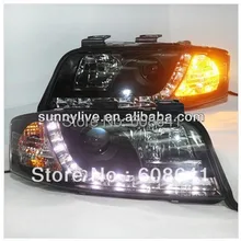 Светодиодный светильник на голову для Audi A6 светодиодный налобный фонарь 1997-2001 года типа V1