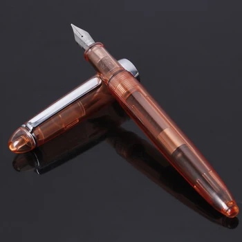 

2020 New Transparent Fountain Pen 0.5mm Stationery Supplies Writing Tools Gift