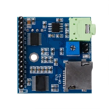 

DC 5V MP3 Voice Player Module SD/TF Voice Broadcast Trigger Player + 2 Ports