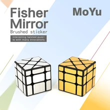 New arrival Moyu MoFangJiaoShi Fisher Mirror Cube Puzzle Magic Twisty Learning Educational Kids Toys Drop Shipping