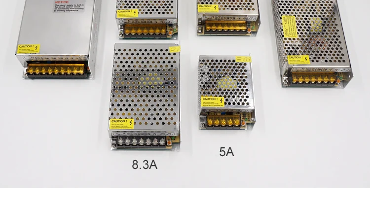 Светодиодный драйвер Мощность адаптер для Светодиодные ленты DC 12 V 5A 8.3A 10A 15A 16.7A 25A трансформаторы для освещения светодиодный SMD 2835 3528 5050
