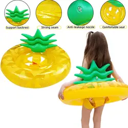 Надувной круг для купания ребенка кольцо летний бассейн ананас плавающий водный игровой бассейн игрушка плавательное сиденье лодка 6,11