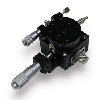 

XR axis 40-C translation frame + rotary slide high precision linear guide rail stage manual fine adjustment slide table