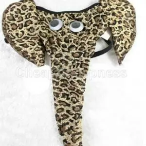 Men's Briefs Elephant Lingerie Leopard Thongs G-strings Sexy Underwear