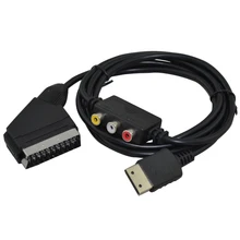 SEGA Dreamcast 용 AV 박스 어댑터가있는 RGB Scart 케이블