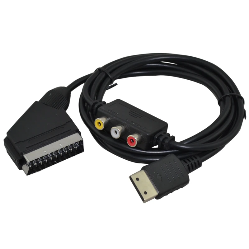 Кабель постоянного тока для sega кабель Scart с адаптером AV Box SEGA Dreamcast DC|cable for|cable boxcable