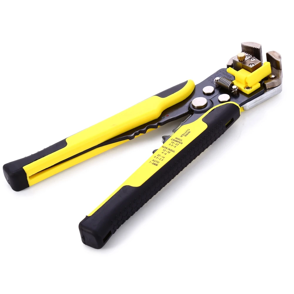 Multitool 8 inch Self adjusting Wire Stripper Pliers With Touch Grips