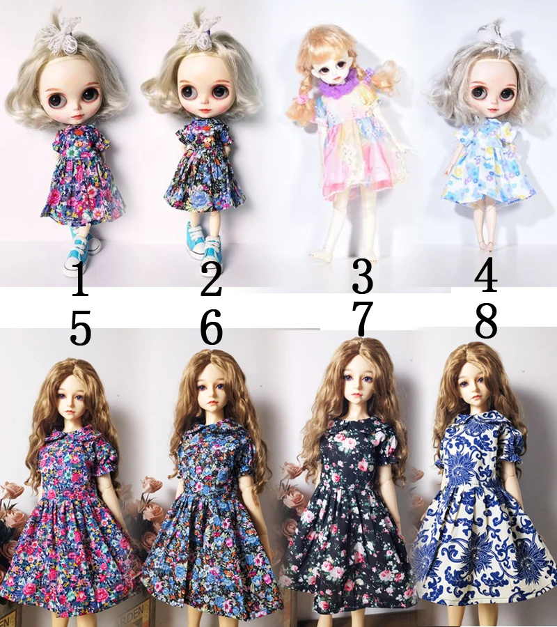 Long Sleeve Jeans Jacket Coat Clothing for 12 in Blythe 1//6 BJD DOD Dolls