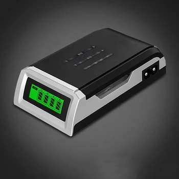 

New 4 Slots LCD Display Smart Intelligent Battery Charger for AA / AAA NiCd NiMh Rechargeable Batteries