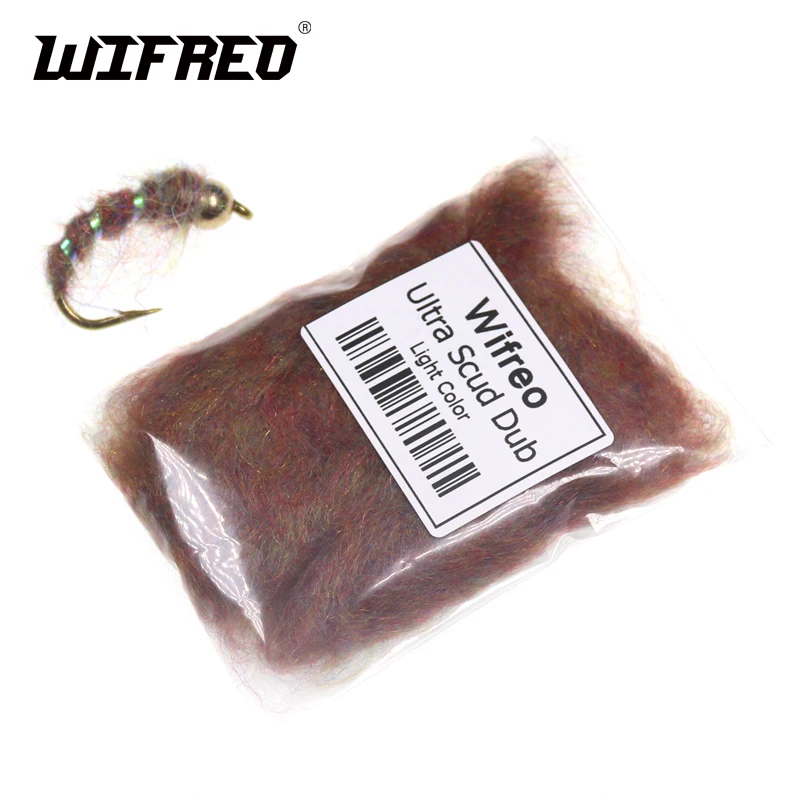 

Wifreo 2g Net/Pack Ultra Fine Mix Color Scud Dub Nymph Fly Tying Material Rainbow Dubbing Fiber