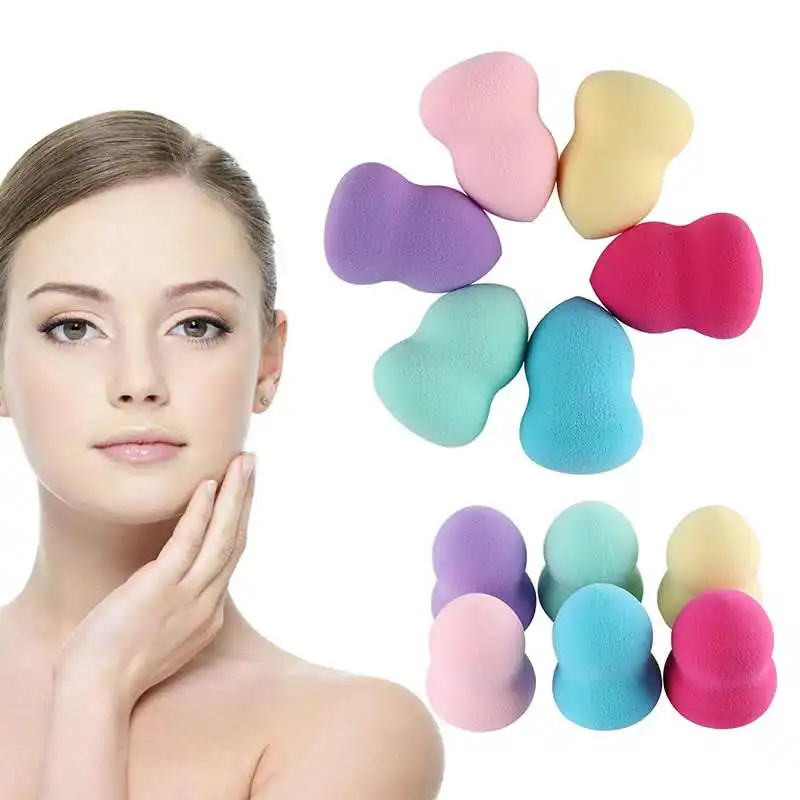 

Newest 6pcs/lot Makeup Foundation Sponge Comestic Puff Powder Make Up tool Beauty Tools Random Color Wholesale