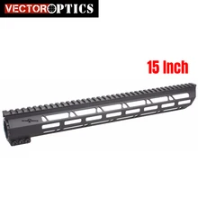 Векторная Оптика Тактический тонкий M-LOK 15 дюймов поплавок Handguard Пикатинни кронштейн подходит 223 5,56 AR 15 M4 M16