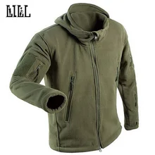 Военная Тактическая Polartec Softshell Куртка С Капюшоном Зима Мужчины Армии США Спортивная Одежда Теплое Пальто Вскользь Куртки, UMA418